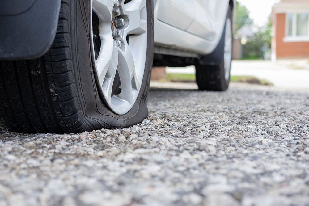 Flat tires